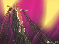 Заколдованная хентай девушка захотела секса и накинулась на парня