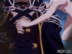 Заколдованная хентай девушка захотела секса и накинулась на парня