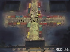 Девка оттрахала хентай малышку внезапно выросшим большим членом