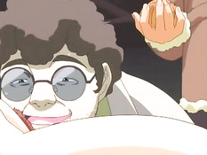 У прекрасной хентай малышки вырос член и она оттрахала им подругу