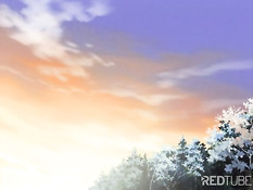 Аниме девственница трахалась с бойфрендом на горнолыжном курорте