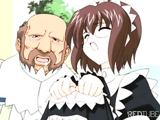 Заключённые в тюрьме хентай девчонки занимаются сексом с парнем