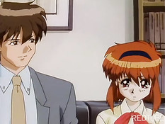 Грудастая хентай девка умеет играть на пианино и хорошо трахается