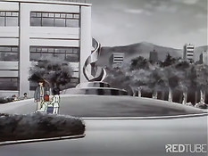 Грудастая хентай девка умеет играть на пианино и хорошо трахается