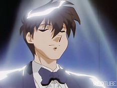 Грудастая хентай девка умеет играть на пианино и хорошо трахается