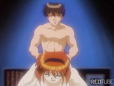 Грудастая хентай девка умеет играть на пианино и хорошо трахается