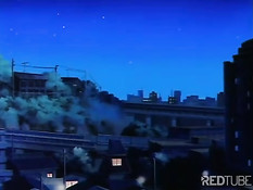 Хентай девственница не готова к групповому сексу с двумя ребятами