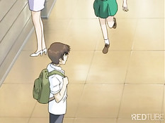 Хентай студентка ебётся с учителем, чтобы получить высокие отметки