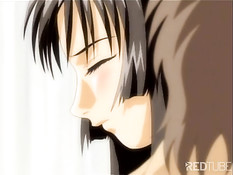 Парень отодрал аниме нимфоманку с синими волосами и свою подругу