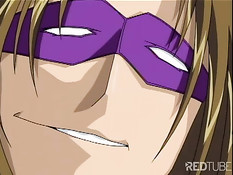 Вставил свой возбуждённый член в набухшую киску аниме девчонки