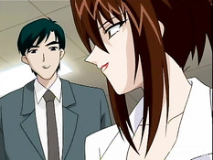 Вставил свой возбуждённый член в набухшую киску аниме девчонки