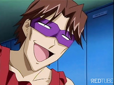 Вставил свой возбуждённый член в набухшую киску аниме девчонки