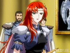 Застенчивая средневековая девушка получает от рыцаря урок любви