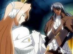 Застенчивая средневековая девушка получает от рыцаря урок любви