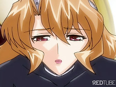 Застенчивая средневековая девушка получает от рыцаря урок любви