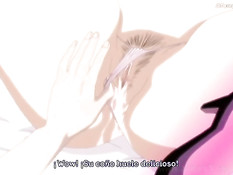 Парни сделали двойное проникновение хентай девке с огромной грудью