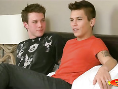 Молодые геи Justin и Seth провели время занимаясь анальным сексом