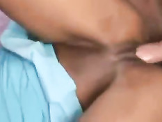 Белый оттрахал мулатку Vanessa Monet в рот и анус, а кончил в лицо