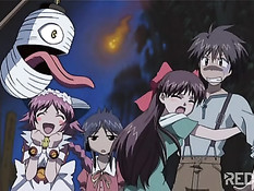 Мальчик вошёл в спальню и оттрахал возбуждённую хентай малышку