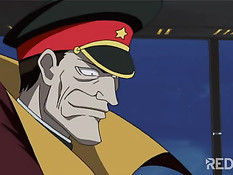 Мальчик вошёл в спальню и оттрахал возбуждённую хентай малышку