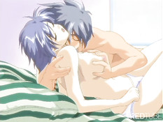 Аниме девушка встретила бывшего однокурсника и занялась сексом