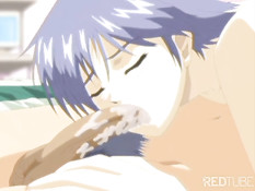 Аниме девушка встретила бывшего однокурсника и занялась сексом