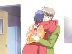 Аниме девушка встретила бывшего однокурсника и занялась сексом