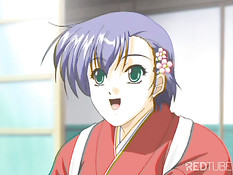 Аниме девушка встретила бывшего однокурсника и занялась сексом