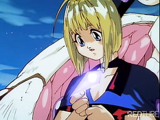 Аниме малышка смотрит, как парень трахается с её лучшей подругой