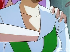 Аниме малышка смотрит, как парень трахается с её лучшей подругой