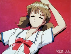 Аниме малышка смотрит, как парень трахается с её лучшей подругой