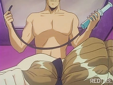 Аниме малышка смотрит, как парень трахается с её лучшей подругой