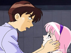 Супер сексуальная детка делает парню минет чтобы отвлечь от компа