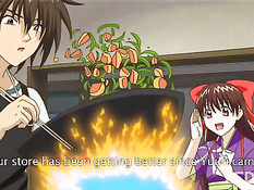 Лесбиянка делала куннилингус связанной детке и трахала страпоном