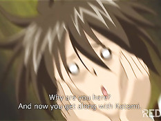 Лесбиянка делала куннилингус связанной детке и трахала страпоном