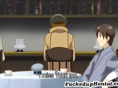 Хентай девушка зашла в комнату к подруге и оттрахала её страпоном