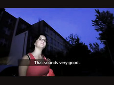 Парень встретил на ночной улице студентку и уломал сняться в порно