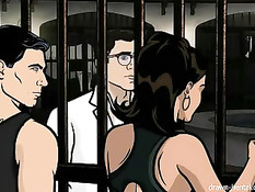 Мужчина и женщина занимались сексом находясь в тюремной камере