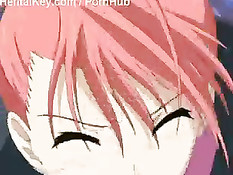 Застал аниме девочку в раздевалке и отодрал после страстного минета