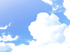 Аниме малышка в очках отсосала на свежем воздухе и встала раком