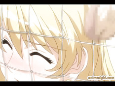 Компания здоровых парней оттрахала на улице хентай девушку