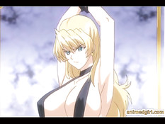 Компания здоровых парней оттрахала на улице хентай девушку