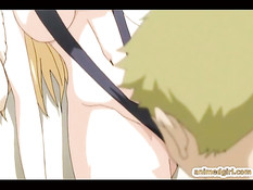 Компания здоровых парней оттрахала на улице хентай девушку