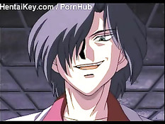 Связанной аниме малышке жестоко побрили лобок опасным лезвием