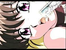 Связанной аниме малышке жестоко побрили лобок опасным лезвием