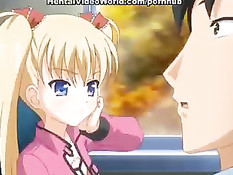 Милая хентай девчонка согласна заниматься сексом в туалете поезда