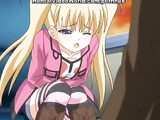 Милая хентай девчонка согласна заниматься сексом в туалете поезда