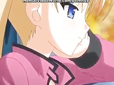 Милая хентай девчонка согласна заниматься сексом в туалете поезда