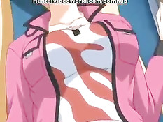 Милая хентай девчонка согласна заниматься сексом в туалете поезда