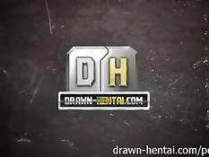 Хентай девушка увидела мастурбирующего парня и подрочила член